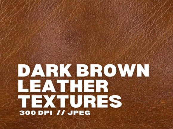 10 Dark Brown Leather Textures
