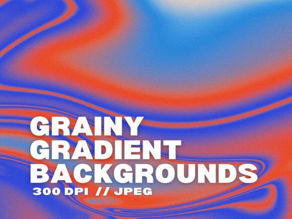 10 Grainy Gradient Backgrounds