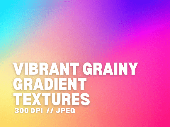 10 Vibrant Grainy Gradient Textures: A Creative Resource for Designers