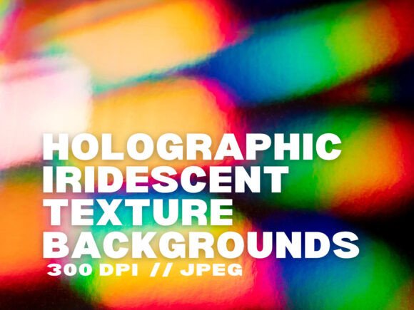 11 Holographic Iridescent Backgrounds