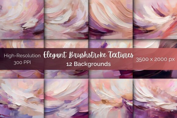Elegant Brushstroke Texture Backgrounds: Elevate Your Creative Projects with Lavish Strokes