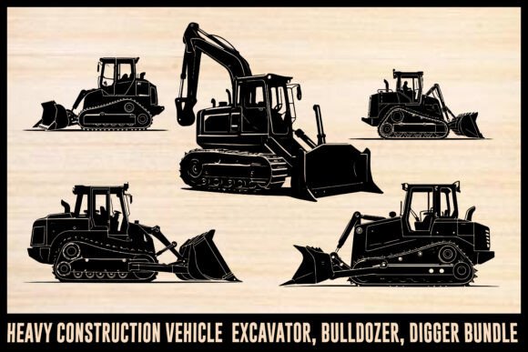 Industrial Vehicle Clipart Pack