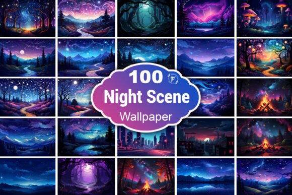 Starry Night Wallpaper: Beautiful Digital Art