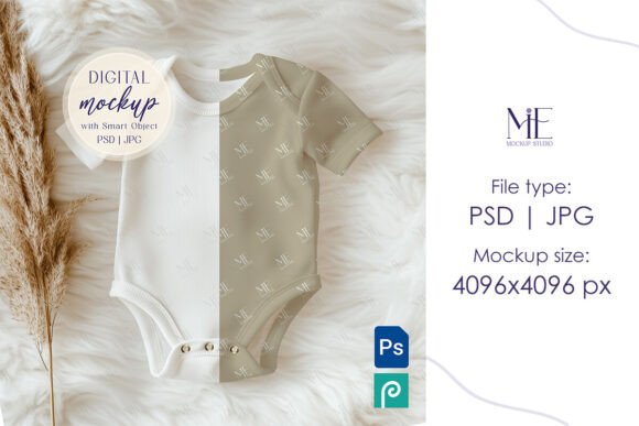Understanding All-over Baby Bodysuit Mockup Clothes and Onesie Mockup