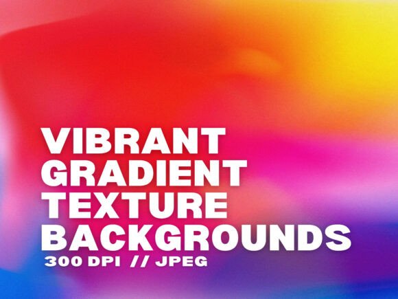Vibrant Gradient Texture Backgrounds